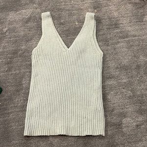 Light green ribbed tank from tilly’s! essentials brand size Small